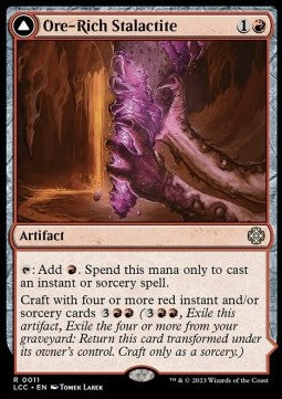 Ore-Rich Stalactite // Cosmium Catalyst - Commander: The Lost Caverns of Ixalan (Rare) [LCC-11]