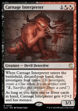Carnage Interpreter - Ravnica: Cluedo Edition (Rare) [CLU-26]