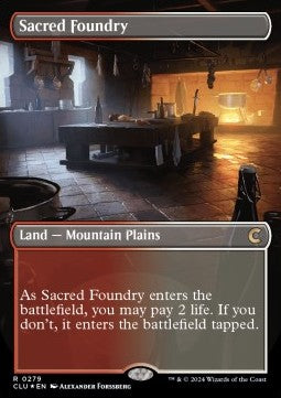 Sacred Foundry - Ravnica: Cluedo Edition (Rare) [CLU-279]