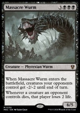 Massacre Wurm - Commander: Murders at Karlov Manor (Mythic) [MKC-130]