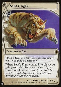 Seht's Tiger - Secret Lair Commander Deck: Raining Cats and Dogs (Rare) [SLDRCD-31]