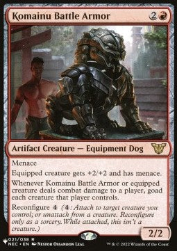 Komainu Battle Armor - Secret Lair Commander Deck: Raining Cats and Dogs (Rare) [SLDRCD-21]