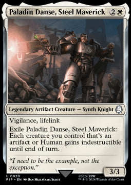 Paladin Danse, Steel Maverick - Universes Beyond: Fallout (Uncommon) [PIP-20]