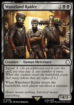 Wasteland Raider - Universes Beyond: Fallout (Rare) [PIP-52]