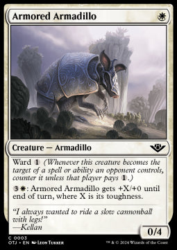 Armored Armadillo - Outlaws of Thunder Junction (Common) [OTJ-3]
