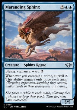 Marauding Sphinx - Outlaws of Thunder Junction (Uncommon) [OTJ-56]