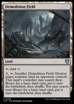 Demolition Field - Commander: Outlaws of Thunder Junction (Uncommon) [OTC-283]