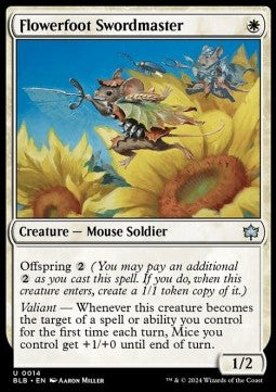 Flowerfoot Swordmaster - Bloomburrow (Uncommon) [BLB-14]