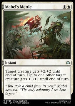 Mabel's Mettle - Bloomburrow (Uncommon) [BLB-21]