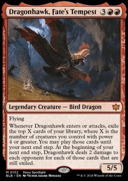 Dragonhawk, Fate's Tempest - Bloomburrow (Mythic) [BLB-132]