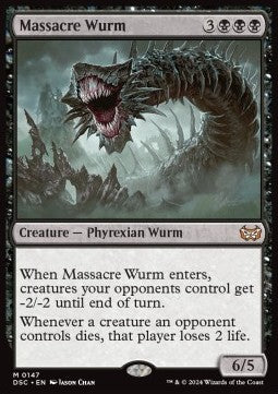 Massacre Wurm - Commander: Duskmourn: House of Horror (Mythic) [DSC-147]