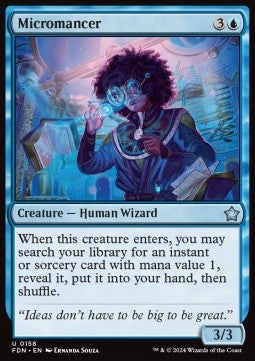 Micromancer - Magic: The Gathering Foundations (Uncommon) [FDN-158]