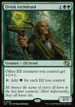 Elvish Archdruid - Foundations Jumpstart (Rare) [J25-655]