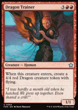 Dragon Trainer - Magic: The Gathering Foundations (Uncommon) [FDN-84]