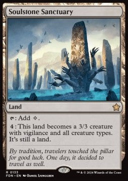 Soulstone Sanctuary - Magic: The Gathering Foundations (Rare) [FDN-133]