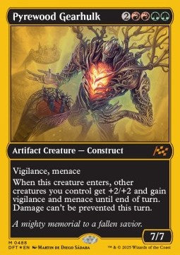 Pyrewood Gearhulk (V.1) - Aetherdrift: First-Place (Mythic) [DFTFP-488]
