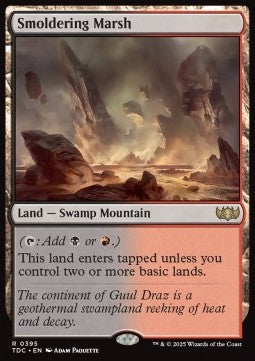 Smoldering Marsh - Commander: Tarkir: Dragonstorm (Rare) [TDC-395]