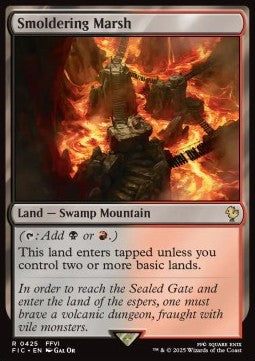 Smoldering Marsh - Commander: FINAL FANTASY (Rare) [FIC-425]