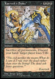 Kaervek's Spite - Visions (Rare)