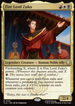 Fire Lord Zuko - Avatar: The Last Airbender (Rare) [TLA-221]