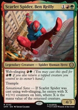 Scarlet Spider, Ben Reilly - Marvel's Spider-Man (Rare) [SPM-142]