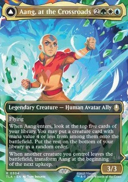 Aang, at the Crossroads // Aang, Destined Savior (V.1) - Avatar: The Last Airbender: Extras (Rare) [XTLA-304]