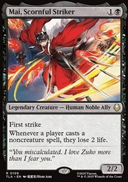 Mai, Scornful Striker - Avatar: The Last Airbender (Rare) [TLA-109]