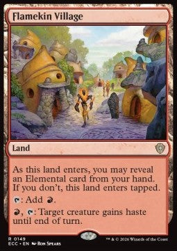 Flamekin Village - Commander: Lorwyn Eclipsed (Rare) [ECC-149]