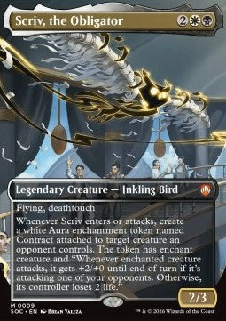 Scriv, the Obligator - Commander: Secrets of Strixhaven (Mythic) [SOC-9]