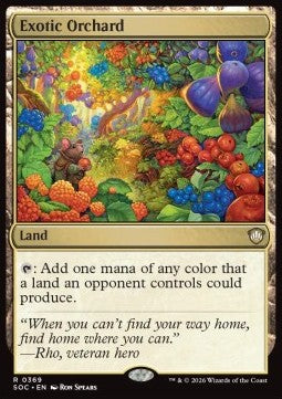 Exotic Orchard - Commander: Secrets of Strixhaven (Rare) [SOC-369]