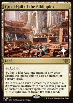 Great Hall of the Biblioplex - Secrets of Strixhaven: Promos (Rare) [PSOS-257]