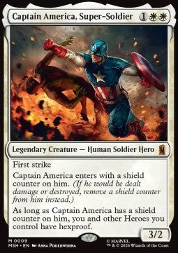 Captain America, Super-Soldier - Marvel Super Heroes (Mythic) [MHS-9]