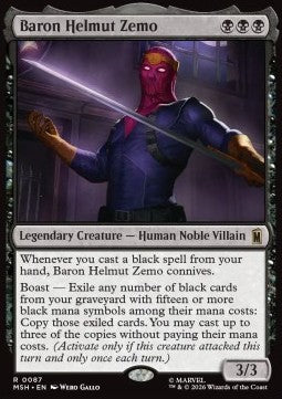 Baron Helmut Zemo - Marvel Super Heroes (Rare) [MHS-87]