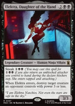 Elektra, Daughter of the Hand - Marvel Super Heroes (Rare) [MSH-97]