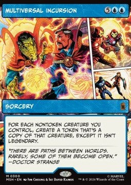 Multiversal Incursion - Marvel Super Heroes: Extras (Mythic) [XMSH-300]