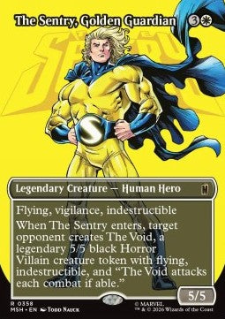 The Sentry, Golden Guardian - Marvel Super Heroes: Extras (Rare) [XMHS-358]