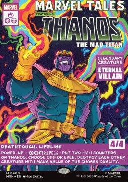 Thanos, the Mad Titan (V.2) - Marvel Super Heroes: Extras (Mythic) [XMSH-400]