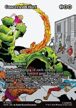 Concerted Effort - Marvel Source Material Cards (Mythic) [MAR-42]
