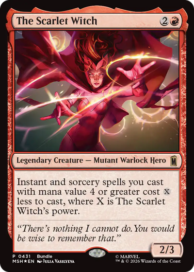 The Scarlet Witch (V.2) - Marvel Super Heroes: Promos (Rare) [PMSH-431]