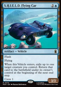 S.H.I.E.L.D. Flying Car - Marvel Super Heroes (Rare) [MHS-74]