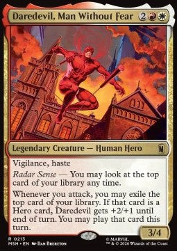 Daredevil, Man Without Fear - Marvel Super Heroes (Rare) [MSH-213]