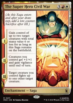 The Super Hero Civil War - Marvel Super Heroes (Rare) [MHS-231]