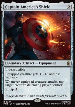 Captain America's Shield - Marvel Super Heroes (Rare) [MHS-244]