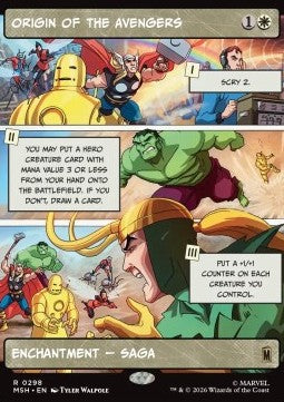 Origin of the Avengers - Marvel Super Heroes: Extras (Rare) [XMHS-298]