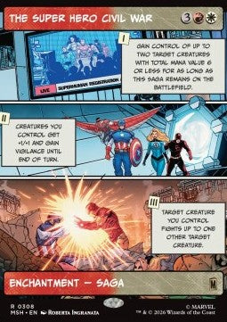 The Super Hero Civil War - Marvel Super Heroes: Extras (Rare) [XMSH-308]