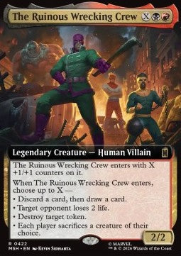 The Ruinous Wrecking Crew - Marvel Super Heroes: Extras (Rare) [XMSH-422]