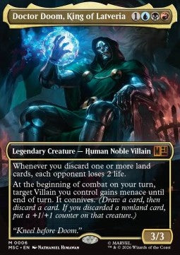 Doctor Doom, King of Latveria - Commander: Marvel Super Heroes (Mythic) [MSC-6]