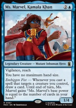 Ms. Marvel, Kamala Khan - Marvel Super Heroes (Rare) [MSH-67]