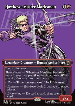 Hawkeye, Master Marksman - Marvel Super Heroes: Extras (Rare) [XMSH-367]