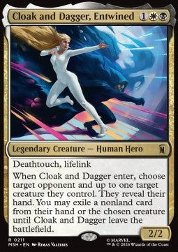 Cloak and Dagger, Entwined - Marvel Super Heroes (Rare) [MHS-211]